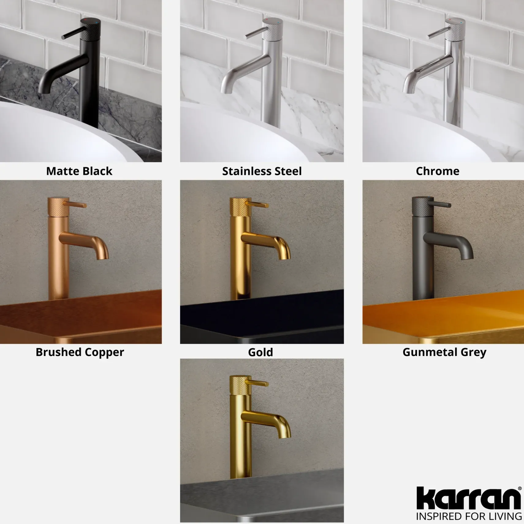 Karran Tryst 1.2 GPM Single Lever Handle Lead-free Brass ADA Bathroom Faucet, Vessel, Brushed Copper, KBF462BC