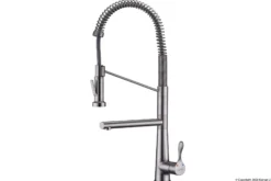 Karran Tumba Single Lever Handle Lead-free Brass ADA Kitchen Faucet, Pull Down, Stainless Steel, KKF230SS