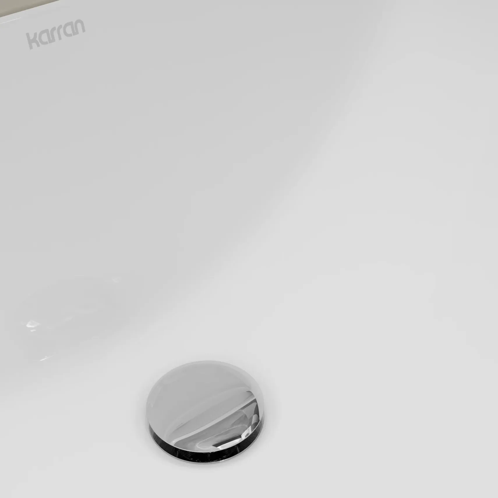 Karran Valera 13.75" x 19.75" Rectangular Undermount Vitreous China Bathroom Sink, White, VC-109-WH