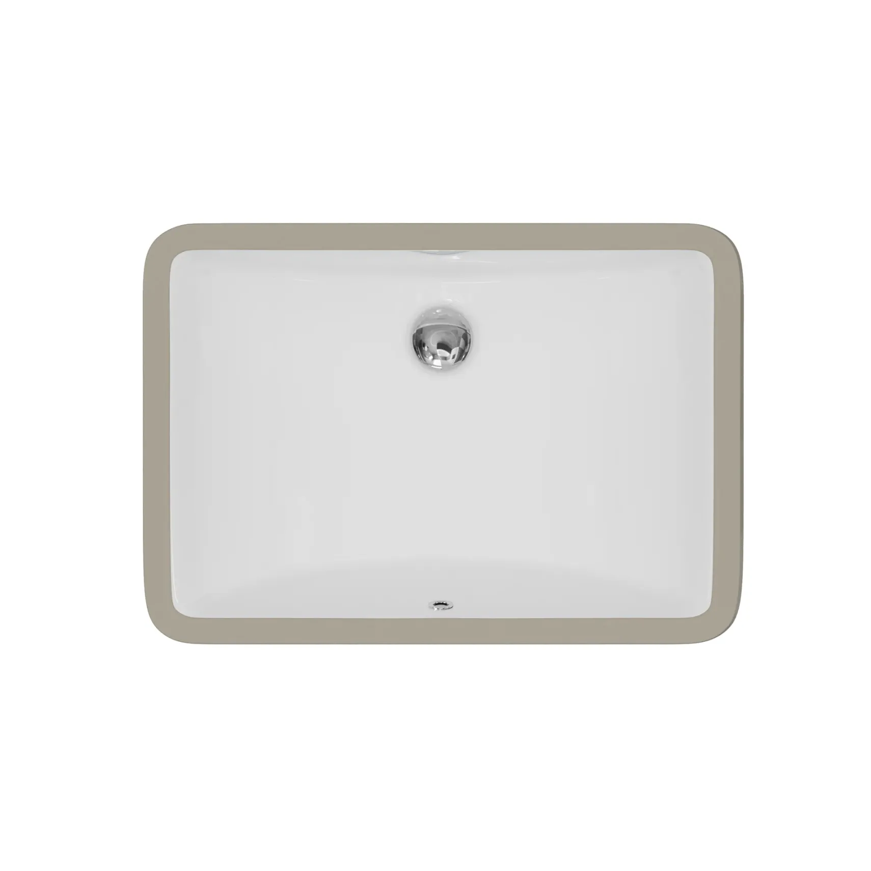 Karran Valera 13.75" x 19.75" Rectangular Undermount Vitreous China Bathroom Sink, White, VC-109-WH