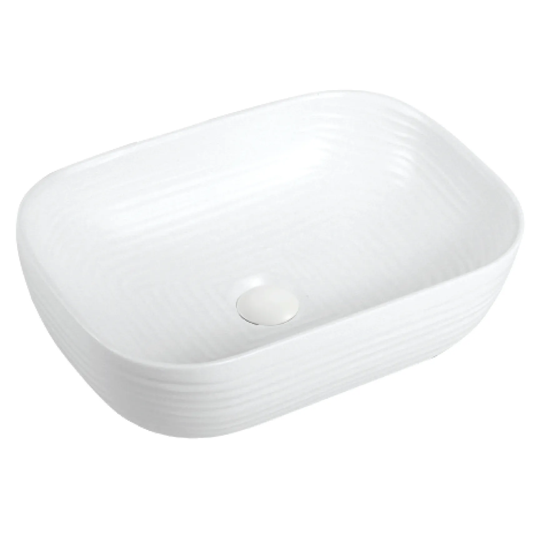Karran Valera 18.25" x 13.125" x 4" Rectangular Vessel Vitreous China ADA Bathroom Sink, White, VC-512-WH