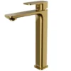 Karran Venda 1.2 GPM Single Lever Handle Lead-free Brass ADA Bathroom Faucet, Vessel, Brushed Gold, KBF512BG
