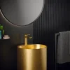Karran Venda 1.2 GPM Single Lever Handle Lead-free Brass ADA Bathroom Faucet, Basin, Brushed Gold, KBF510BG