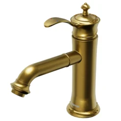 Karran Vineyard 1.2 GPM Single Lever Handle Lead-free Brass ADA Bathroom Faucet, Basin, Gold, KBF470G