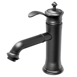 Karran Vineyard 1.2 GPM Single Lever Handle Lead-free Brass ADA Bathroom Faucet, Basin, Gunmetal Grey, KBF470GG