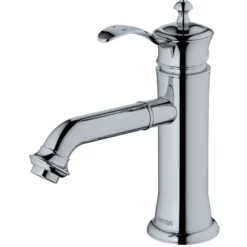 Karran Vineyard 1.2 GPM Single Lever Handle Lead-free Brass ADA Bathroom Faucet, Basin, Chrome, KBF470C