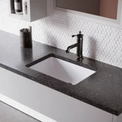 Karran Vineyard 1.2 GPM Single Lever Handle Lead-free Brass ADA Bathroom Faucet, Basin, Oil Rubbed Bronze, KBF470ORB