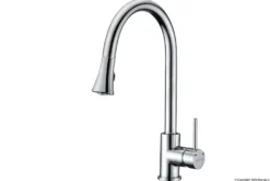 Karran Weybridge Single Lever Handle Lead-free Brass ADA Kitchen Faucet, Pull Down, Chrome, KKF240C