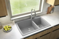 Karran Weybridge Single Lever Handle Lead-free Brass ADA Kitchen Faucet, Pull Down, Chrome, KKF240C