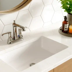 Karran Woodburn 1.2 GPM Double Lever Handle Lead-free Brass ADA Bathroom Faucet, Centerset, Chrome, KBF416C