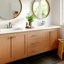 Karran Woodburn 1.2 GPM Double Lever Handle Lead-free Brass ADA Bathroom Faucet, Centerset, Chrome, KBF416C