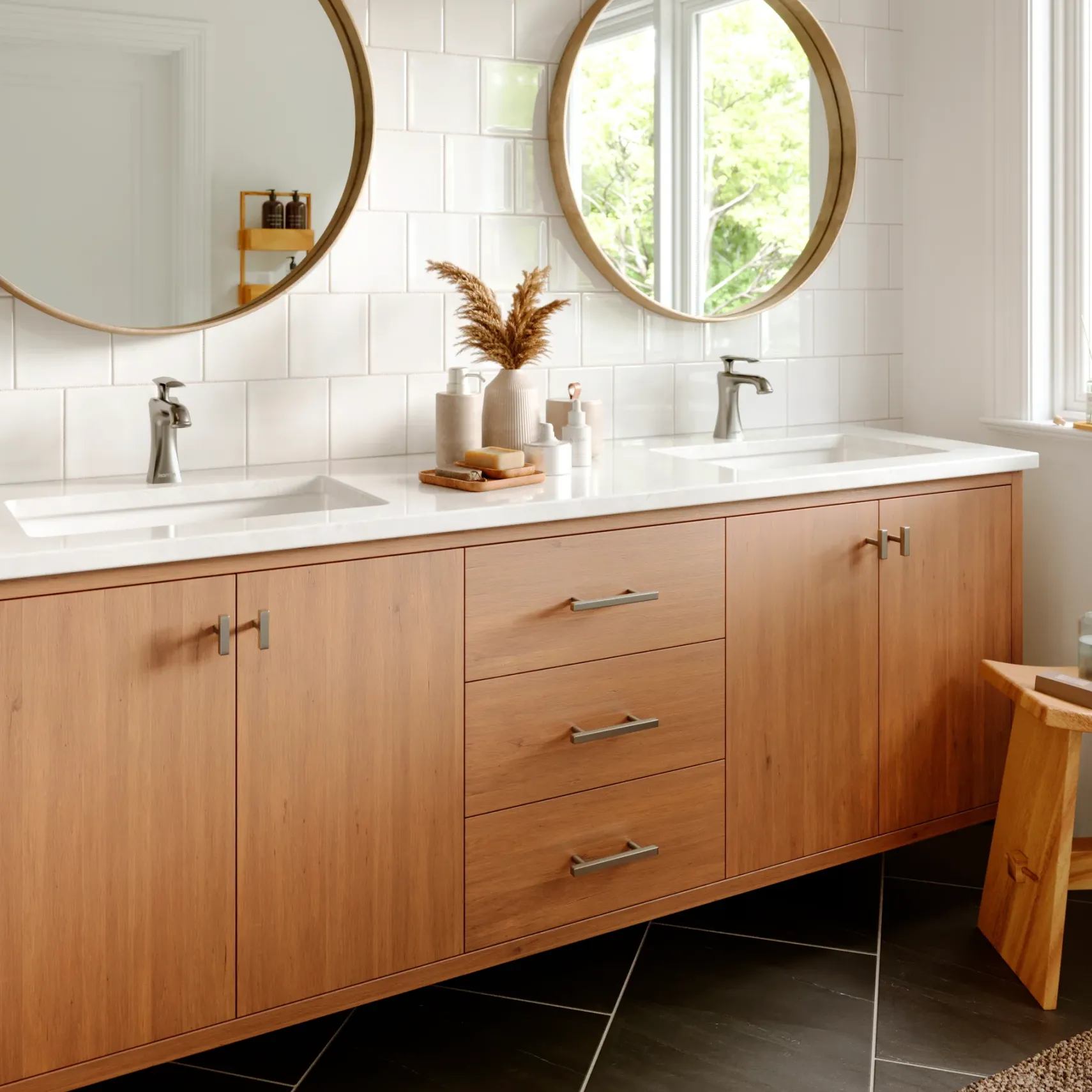 Karran Woodburn 1.2 GPM Single Lever Handle Lead-free Brass ADA Bathroom Faucet, Basin, Stainless Steel, KBF410SS