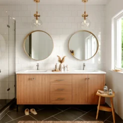 Karran Woodburn 1.2 GPM Single Lever Handle Lead-free Brass ADA Bathroom Faucet, Basin, Stainless Steel, KBF410SS