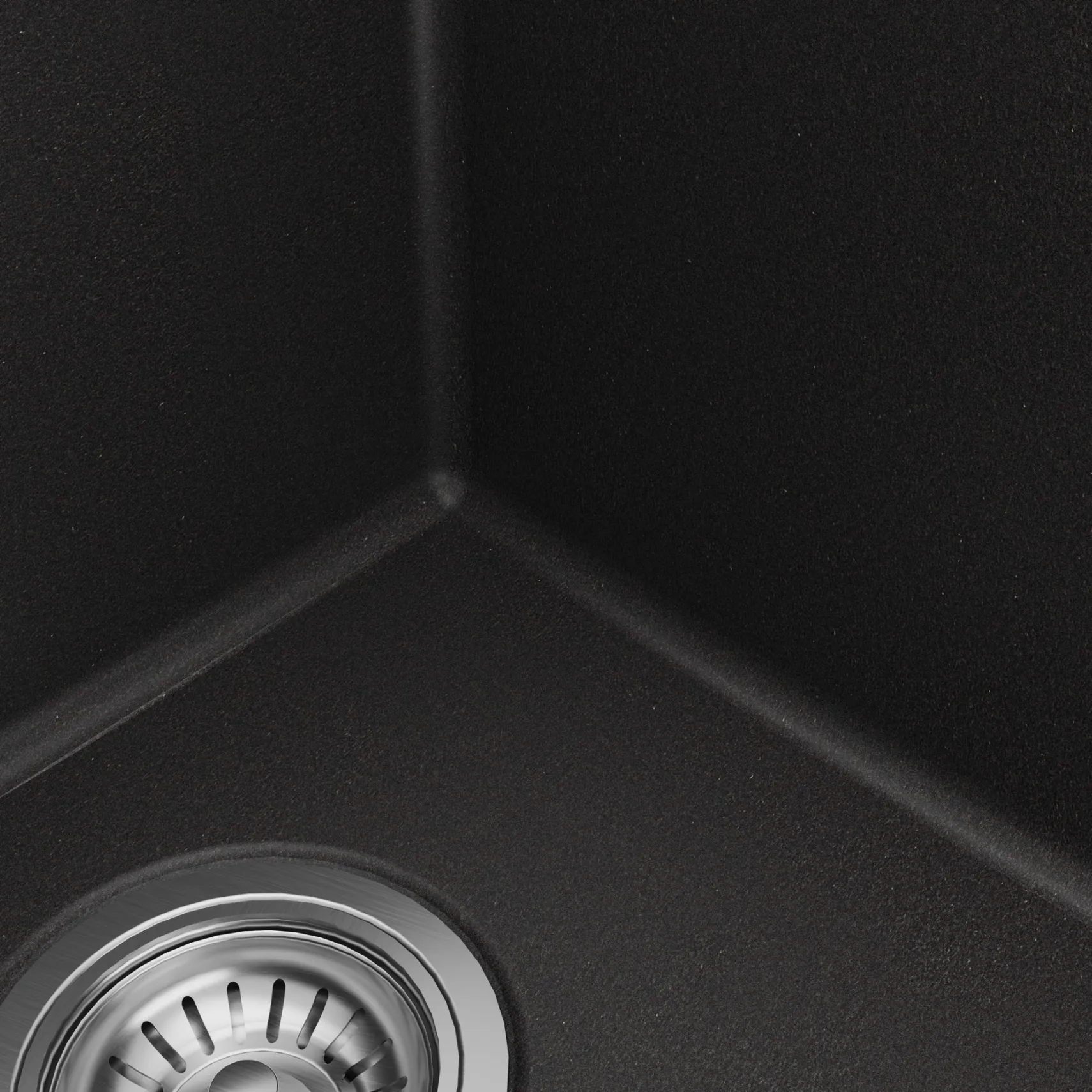 Karran 33" Drop In/Topmount Quartz Composite Kitchen Sink with Accessories, 50/50 Double Bowl, Black, QT-810-BL-PK1
