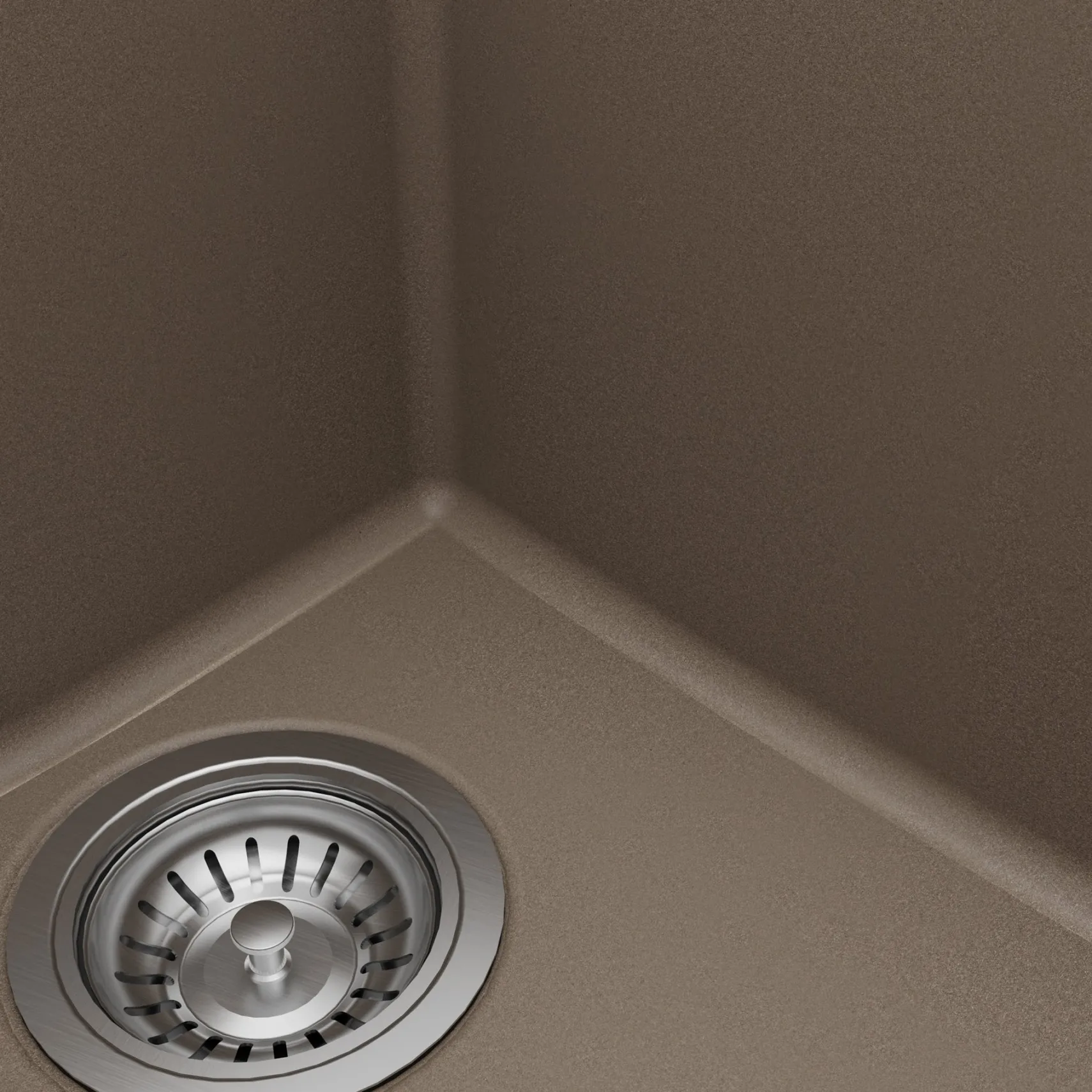 Karran 33" Drop In/Topmount Quartz Composite Kitchen Sink with Accessories, 60/40 Double Bowl, Concrete, QT-811-CN-PK1