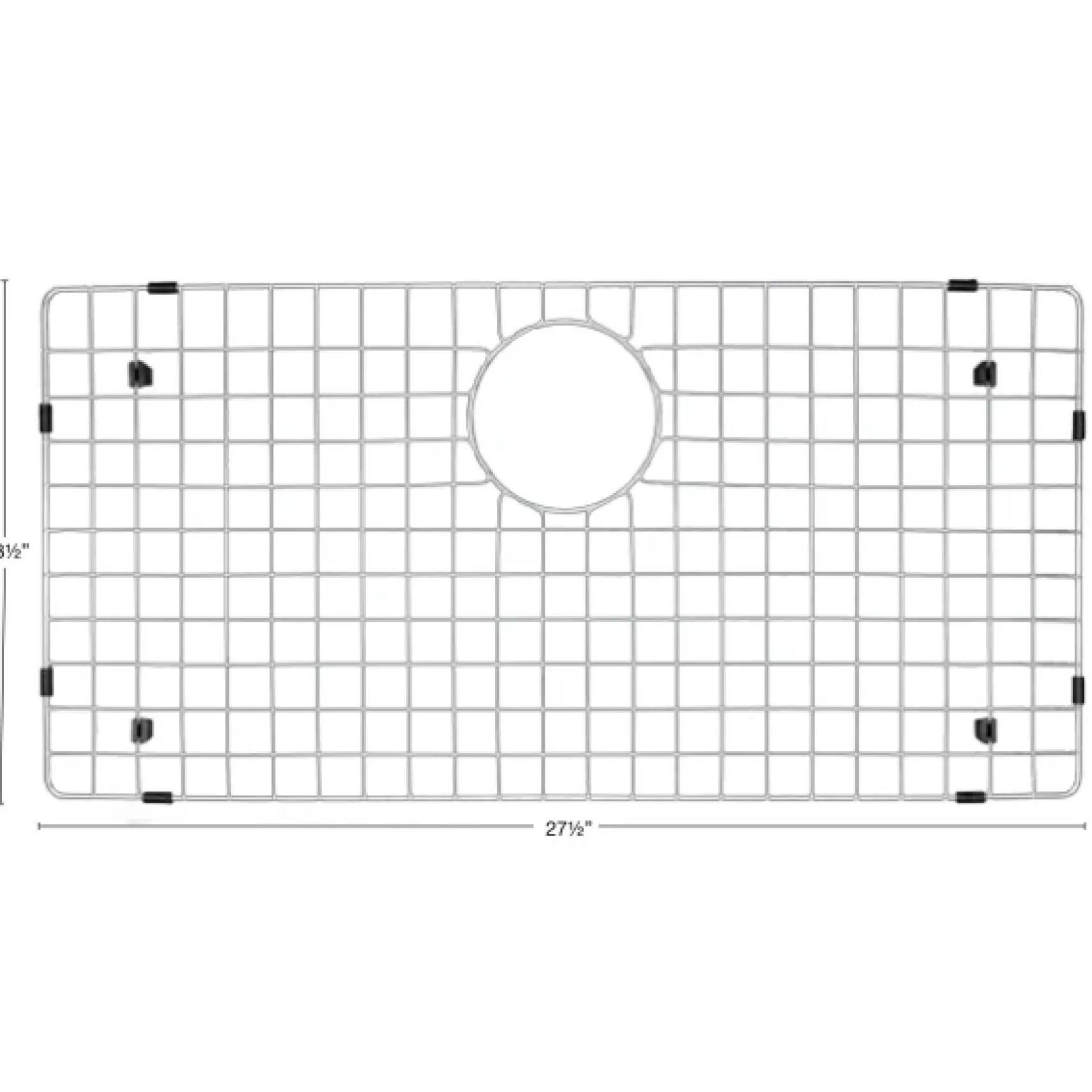 Karran 33" Drop In/Topmount Quartz Composite Kitchen Sink, Concrete, QT-712-CN-PK1
