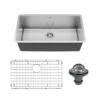 Karran Elite 32" Undermount Stainless Steel Kitchen Sink, 16 Gauge, EL-79-PK1