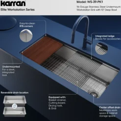 Karran Elite Workstation 39