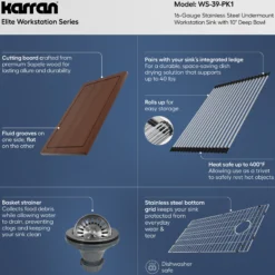 Karran Elite Workstation 39