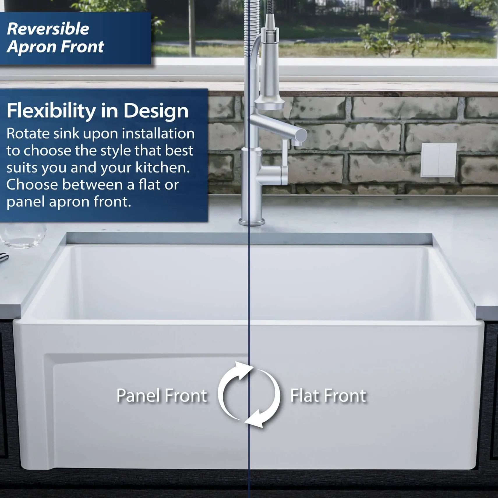 Karran Fireclay 30" Fireclay Farmhouse Sink with Accessories, White, FCP30SBWH