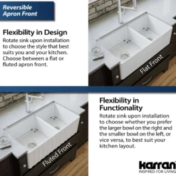 Karran Fireclay 33