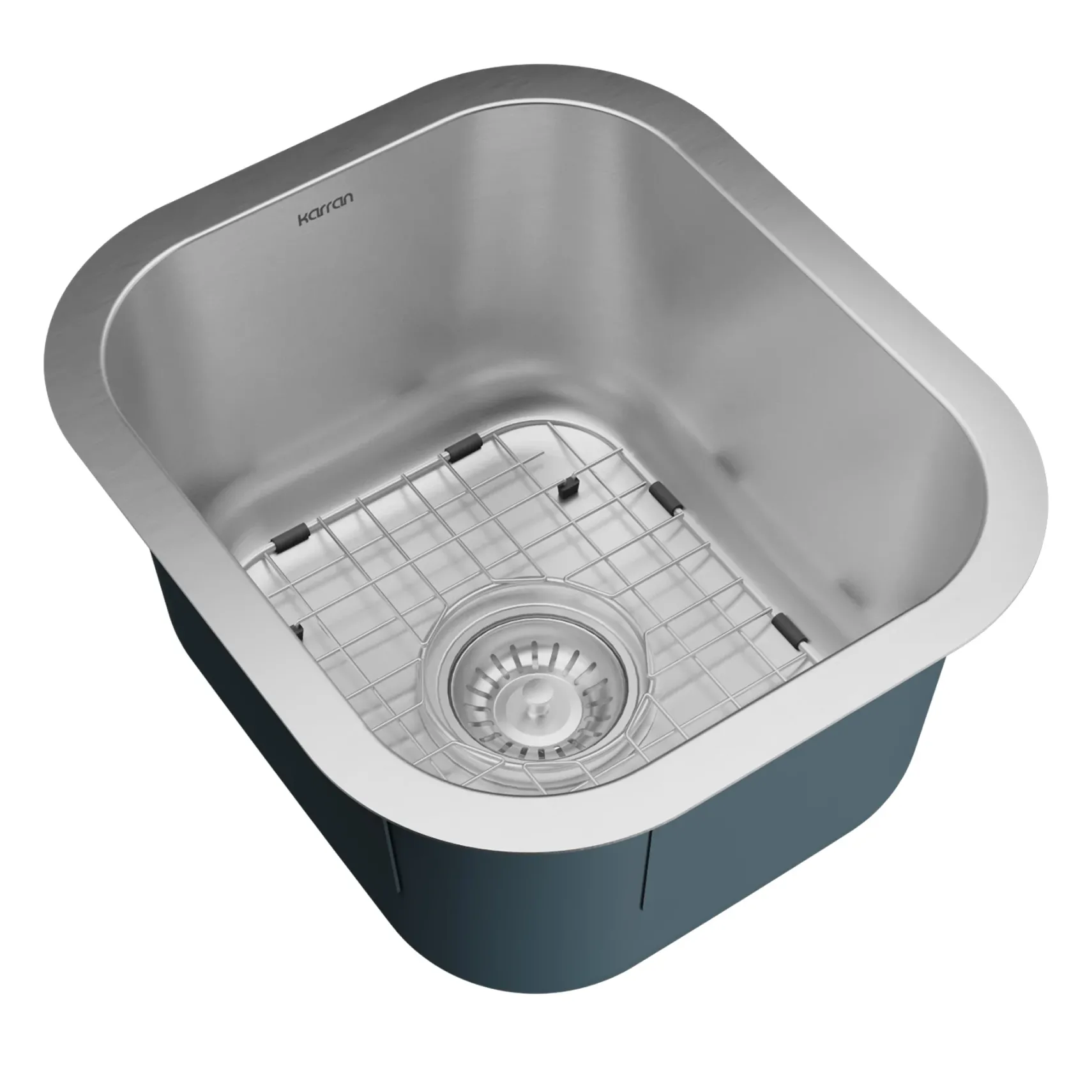 Karran Profile 15" Undermount Stainless Steel Kitchen Sink, PU59-PK1