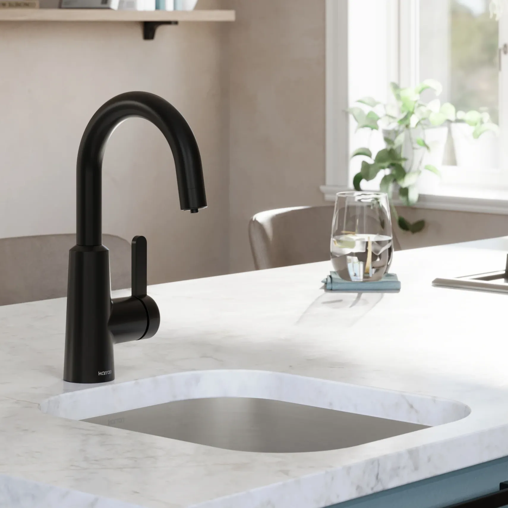 Karran Profile 15" Undermount Stainless Steel Kitchen Sink, PU59-PK1