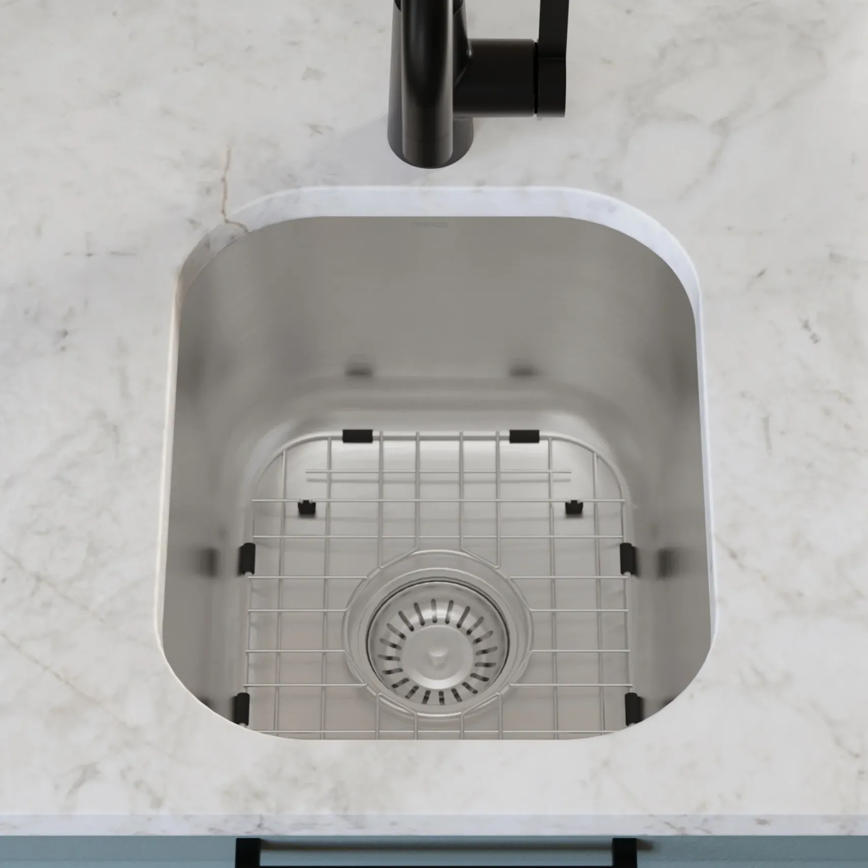 Karran Profile 15" Undermount Stainless Steel Kitchen Sink, PU59-PK1