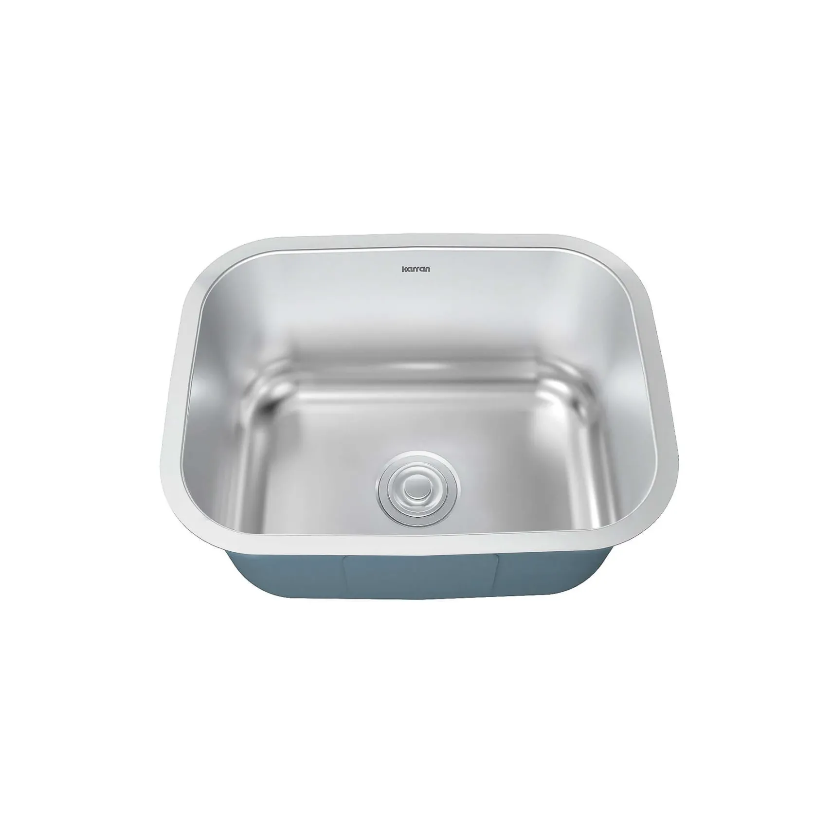 Karran Profile 23" Undermount Stainless Steel Kitchen Sink with Accessories, 18 Gauge, PRU37-PK1