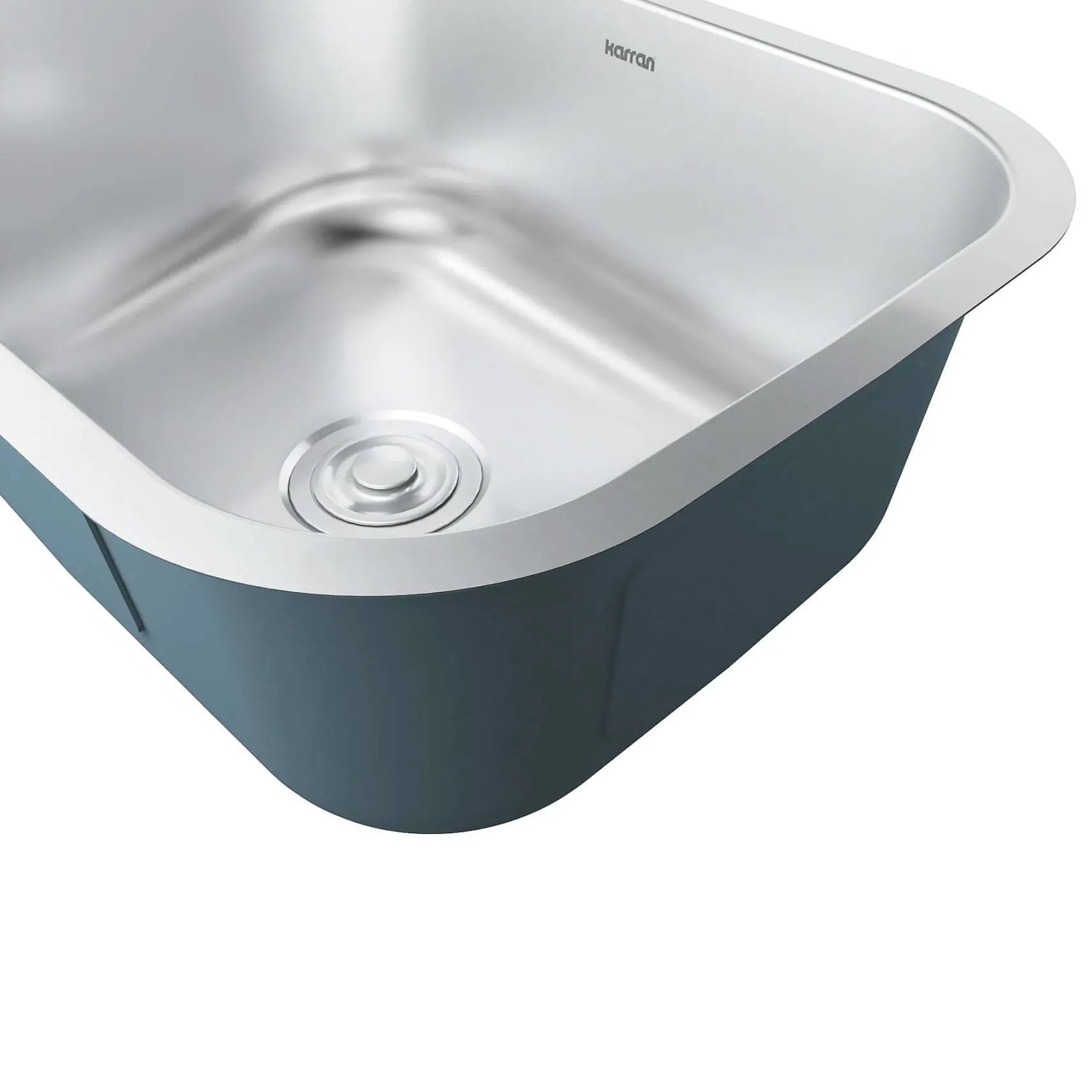 Karran Profile 23" Undermount Stainless Steel Kitchen Sink with Accessories, 18 Gauge, PRU37-PK1