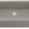Karran 34" Quartz Composite Farmhouse Sink, Concrete, QA-740-CN