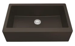 Karran 34" Quartz Composite Farmhouse Sink, Brown, QA-740-BR