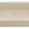 Karran 34" Quartz Composite Farmhouse Sink, Bisque, QA-740-BI