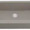 Karran 34" Quartz Composite Retrofit Farmhouse Sink, Concrete, QAR-740-CN