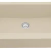 Karran 34" Quartz Composite Retrofit Farmhouse Sink, Bisque, QAR-740-BI
