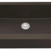 Karran 34" Quartz Composite Retrofit Farmhouse Sink, Brown, QAR-740-BR