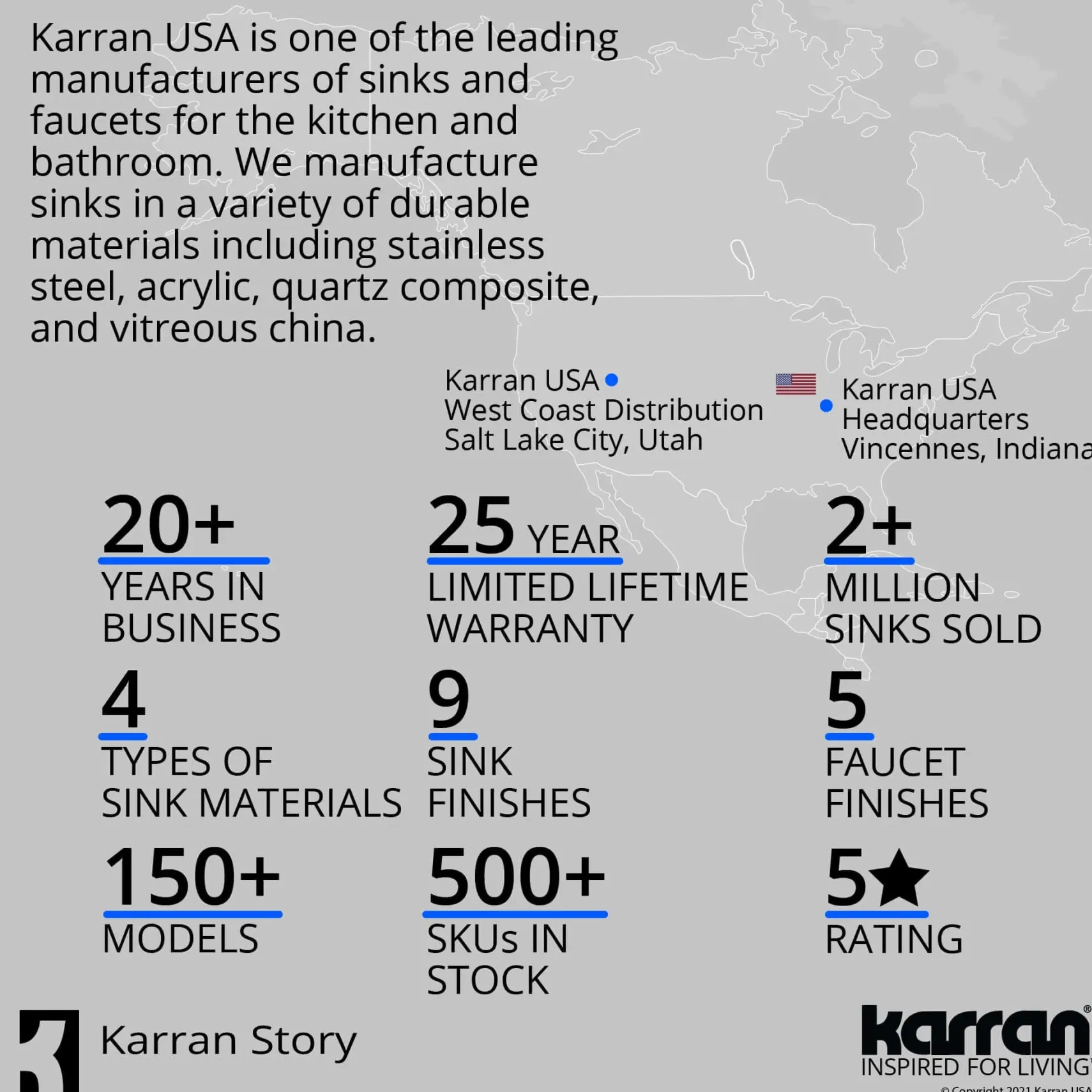 Karran 34" Quartz Composite Workstation Farmhouse Sink with Accessories, Brown, QAWS-740-BR