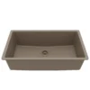 Karran 32" Undermount Quartz Composite Kitchen Sink, Concrete, QU-812-CN