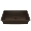 Karran 32" Undermount Quartz Composite Kitchen Sink, Brown, QU-812-BR