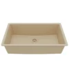 Karran 32" Undermount Quartz Composite Kitchen Sink, Bisque, QU-812-BI