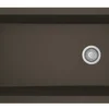 Karran 32" Undermount Quartz Composite Kitchen Sink, Brown, QU-670-BR