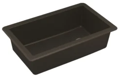 Karran 32" Undermount Quartz Composite Kitchen Sink, Brown, QU-670-BR
