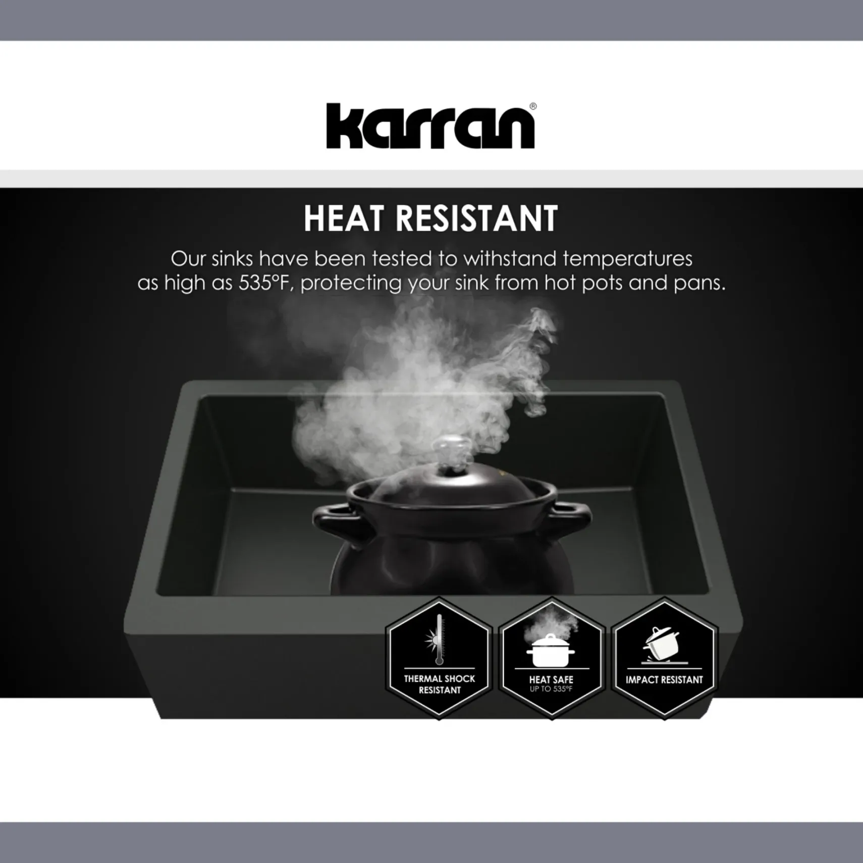 Karran 32" Undermount Quartz Composite Kitchen Sink, Brown, QU-712-BR-PK1