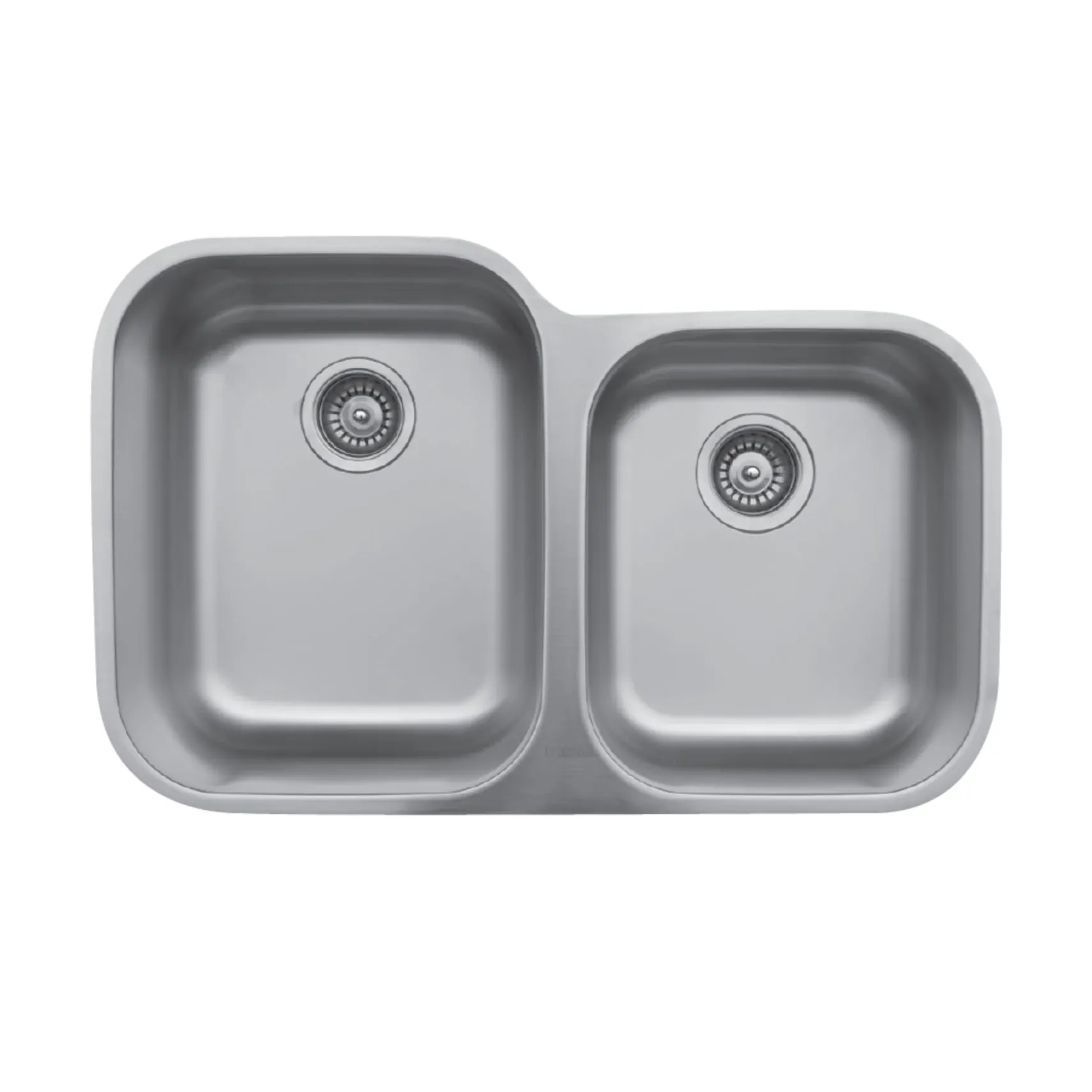 Karran 32" Undermount Stainless Steel Kitchen Sink with Accessories, 60/40 Double Bowl, 18 Gauge, U-6040R-PK1