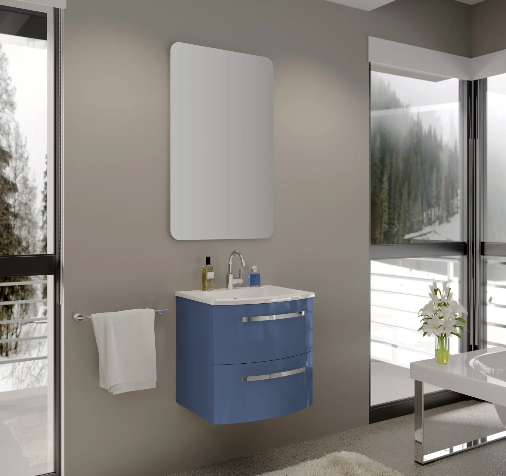 Latoscana 22" Modern Bathroom Vanity, Palio Series, PA22OPT1