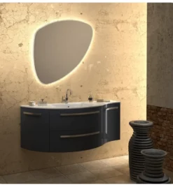 Latoscana 52" Modern Bathroom Vanity, Ameno Series, Left Side, AM52L