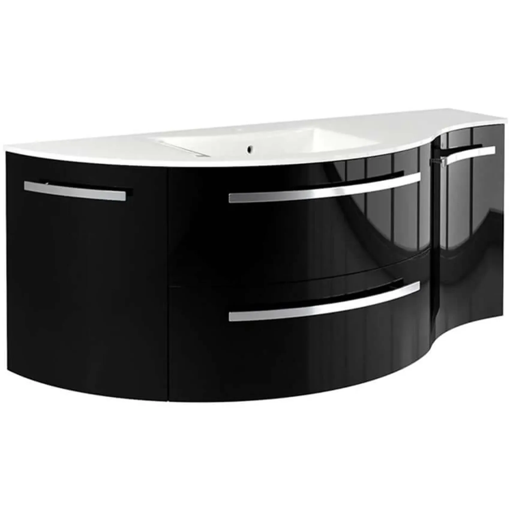 Latoscana 52" Modern Bathroom Vanity, Ameno Series, Left Side, AM52L