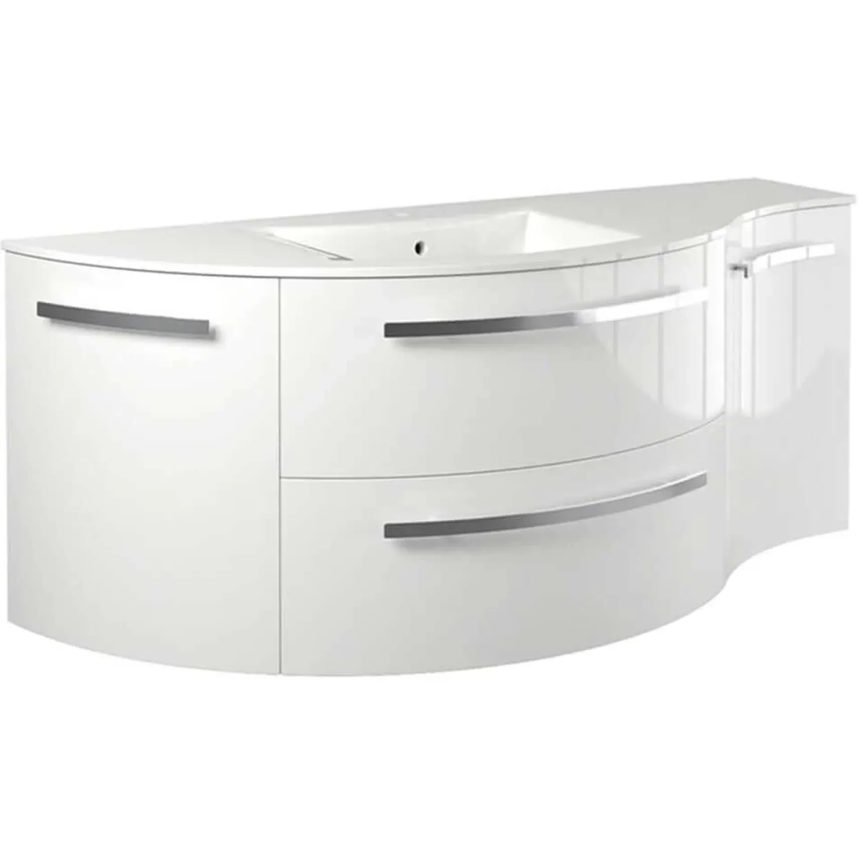 Latoscana 52" Modern Bathroom Vanity, Ameno Series, Left Side, AM52L