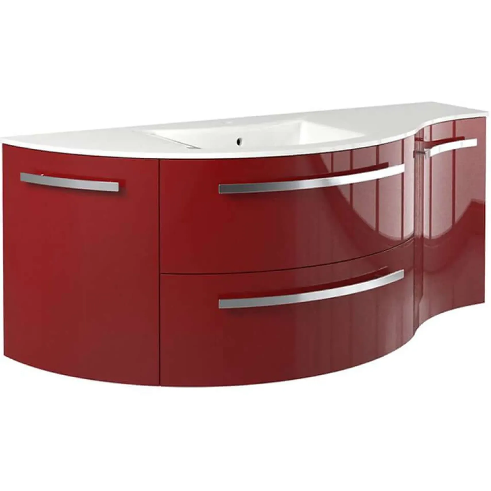 Latoscana 52" Modern Bathroom Vanity, Ameno Series, Left Side, AM52L