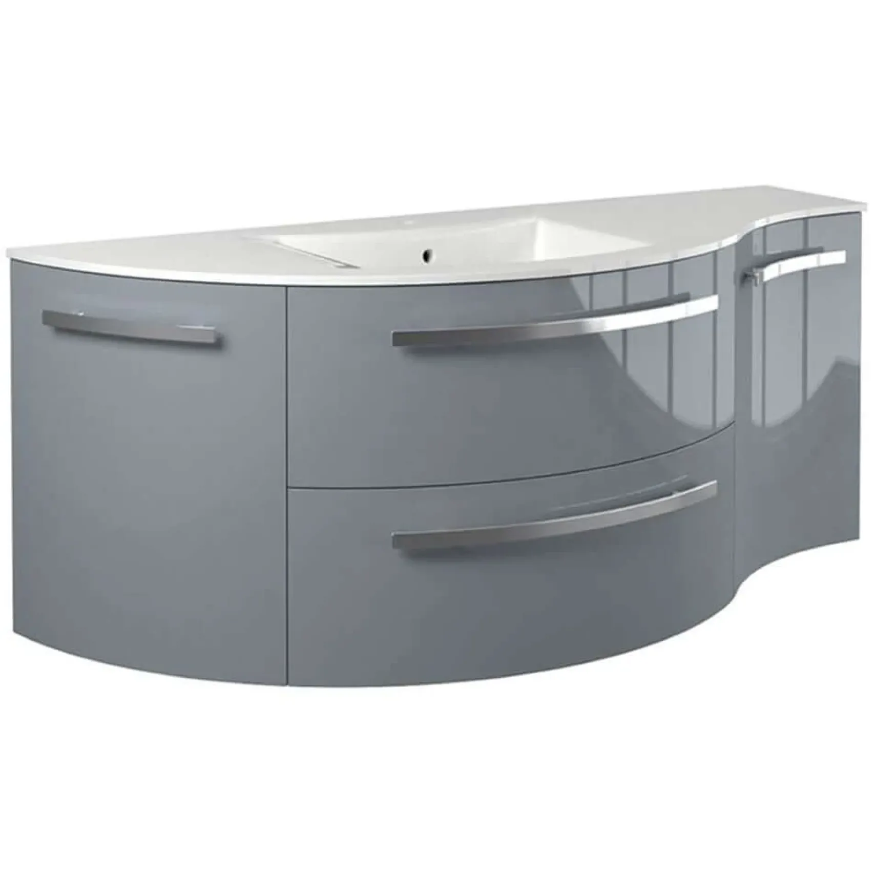 Latoscana 52" Modern Bathroom Vanity, Ameno Series, Left Side, AM52L